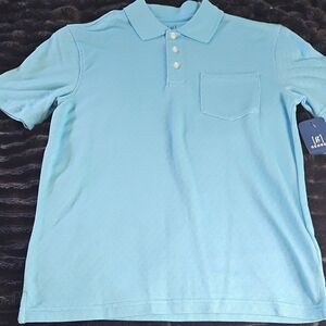 George Blue Polo Shirt Classic Short Sleeve